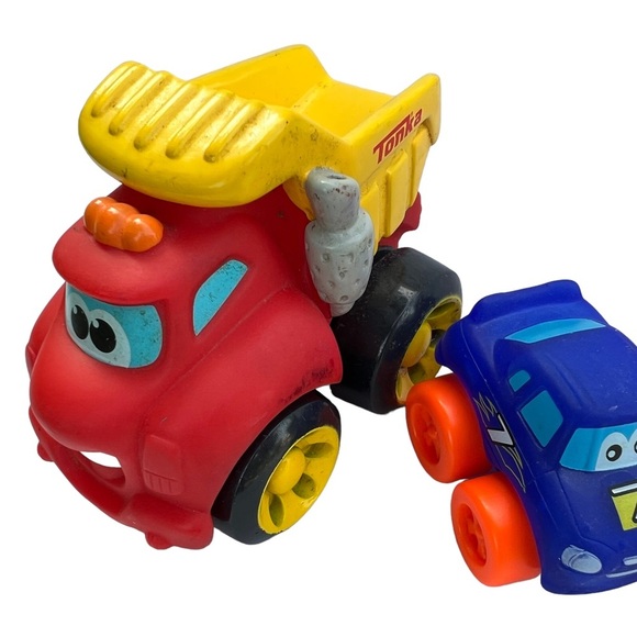 Little Tonka toddle big truck mini figure bundle set of 8 - Picture 2 of 10